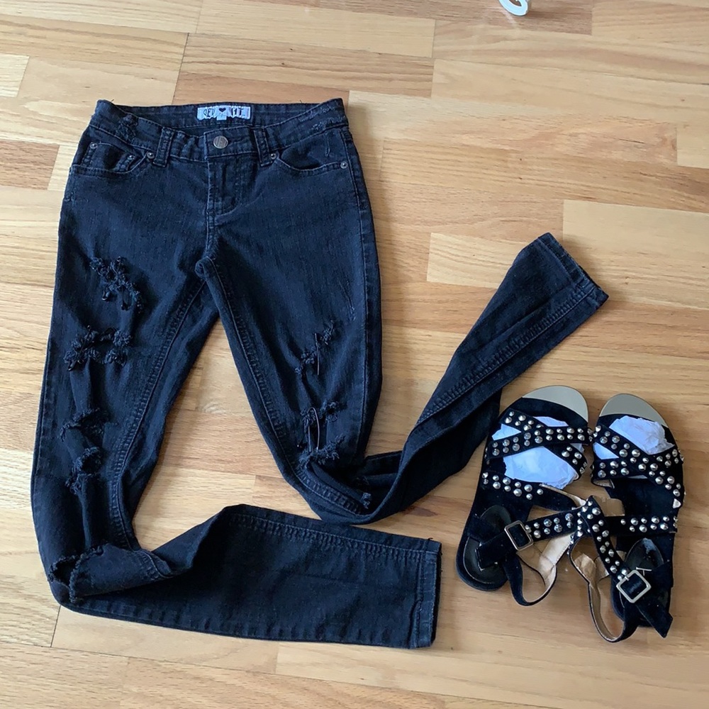 📍FIRM📍’Pins’ ripped distressed skinny jeans - Picture 13 of 16